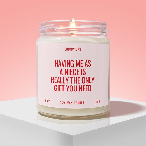Funny Aunt Candle Gift Box, Aunt Gift from Niece, Aunt Gift Ideas, Aunt Birthday Gift Aunt Christmas Gift