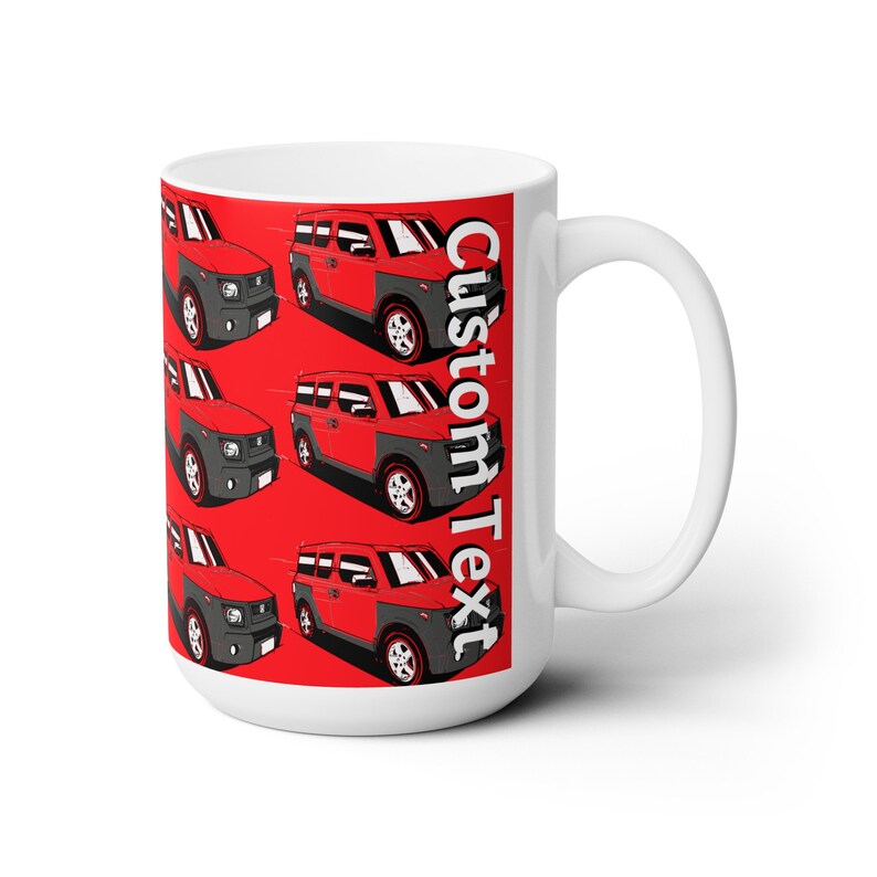 Customized Honda Element Mug Personalized Ceramic Coffee Cup for Car