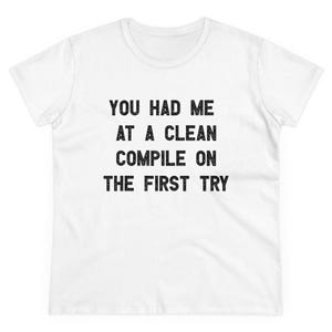 T-shirt pour femme Programmer Vibes, chemise de codage, cadeau pour développeur de logiciels, conception de compilation épurée, haut rigolo pour l'informatique