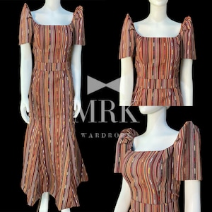 Inabel Filipiniana Serpentina Gown- Browny