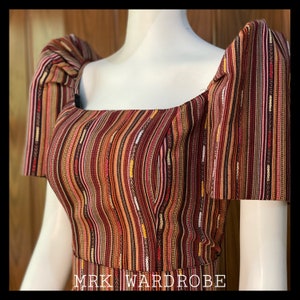 Inabel Filipiniana Serpentina Gown- Browny