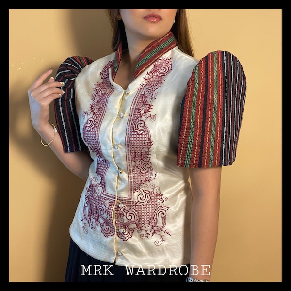 Marian Étnica Filipiniana Top - Igorot