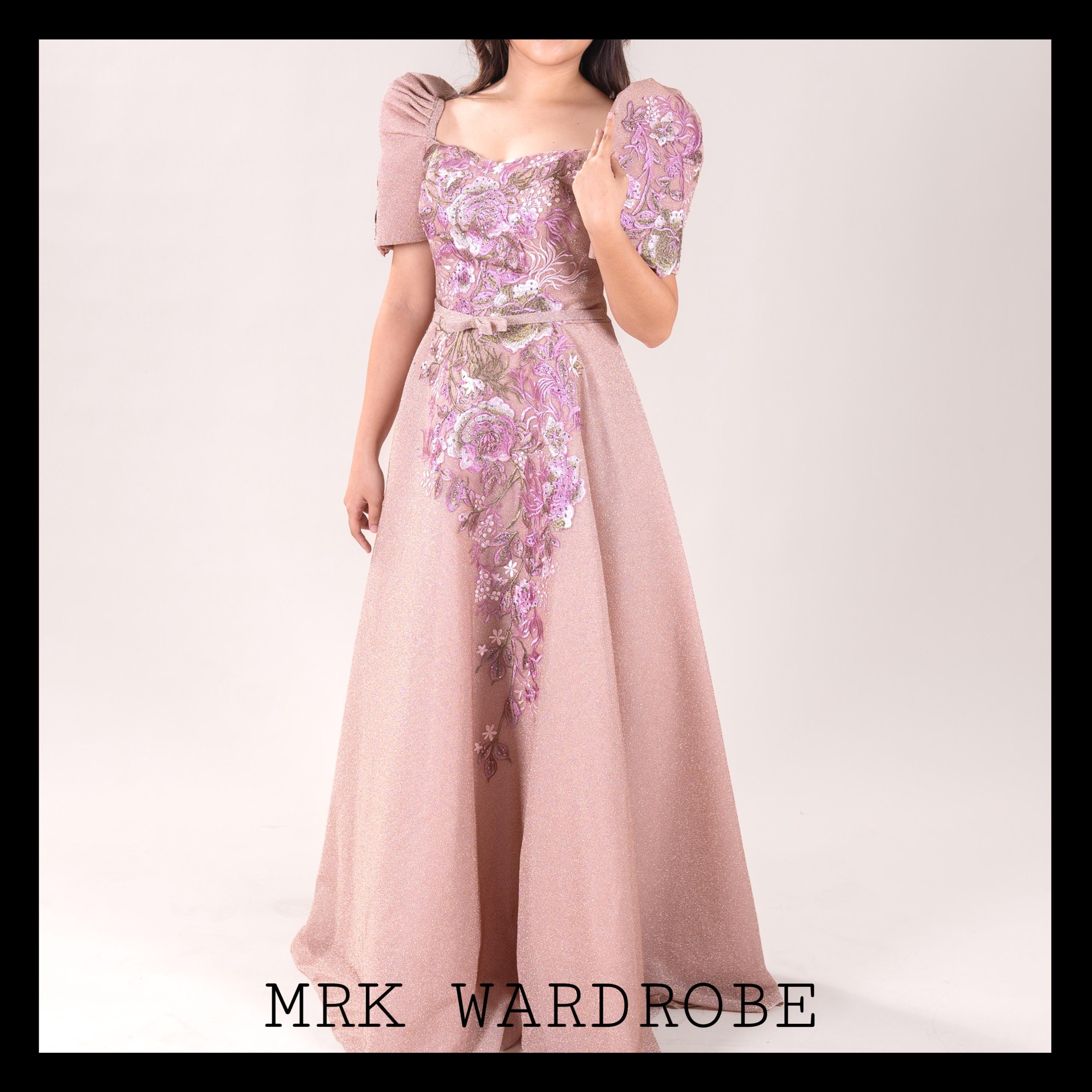 a line floral maxi dress Petal and Pup Women's Lani A Line Strapless Maxi Dress main image 1
