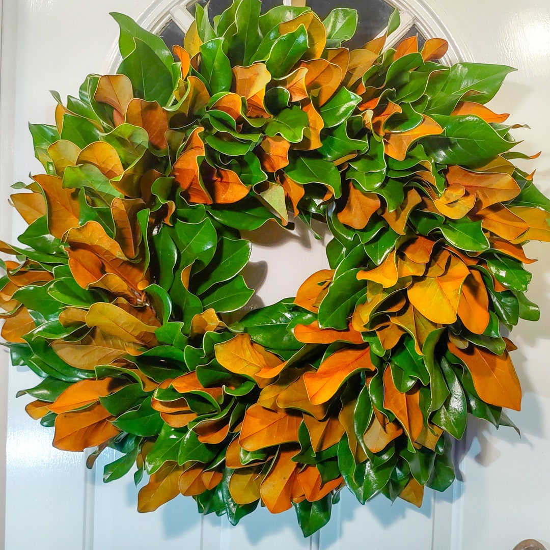Handmade Southern Magnolia Wreaths Made With Handpicked and Hand