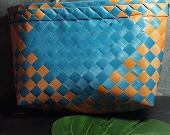 Plastic Woven Bag, Picnic Pattern Basket Bag In Various Colors, Tote Bag, Spring, Summer, Fall Tote, Handbag, etc.