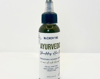 Ayurvedic Situmating Hair Growth Oil for Hair Loss, Bald spots, Thinning edges, Ayurveda Herbal Herbs Hair Growth Serum