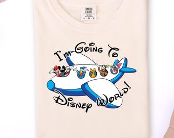 Comfort Colors® Disneyland Bound Trip Shirt, I am Going to Disney World Tee, Disneyland Family Trip 2026