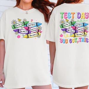 Comfort Colors® Test Day Teacher Shirt, School Testing Week Tshirt, Final Exam Week Tee, Testing Coordinator Shirt