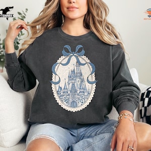 Comfort Colors® Coquette Magic Kingdom Princess Shirt, Walt Disney World Tee, Disneyworld Family Trip image 7