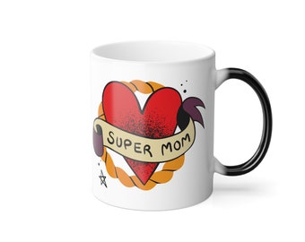 Heat-Reactive Super Mom Mug: The Perfect Mothers Day Gift