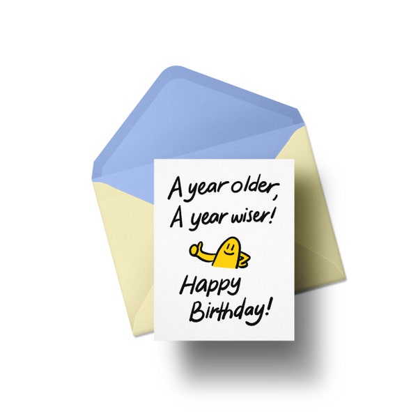 Printable Family Happy Birthday Card, Digital Cute Funny Birthday Card, Husband Cute Surprise Birthday Card, Silly Man Quote Birthday Card
