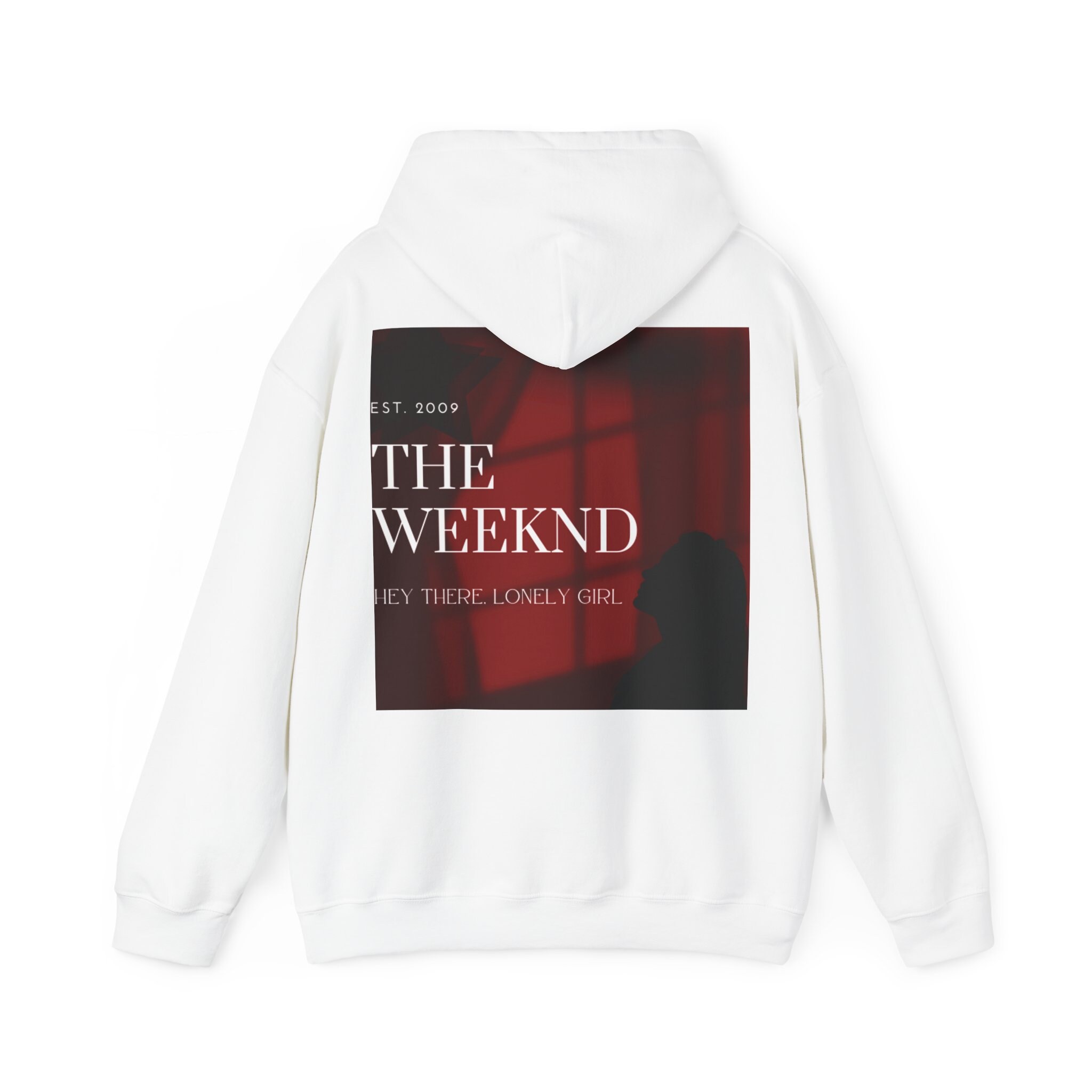 OUHZNUX Felpa con Cappuccio The Weeknd Classic Musician Stampa Manica Lunga  con Cappuccio Pullover Hip Hop Trend Wear Felpa con Tasche Xs-4Xl