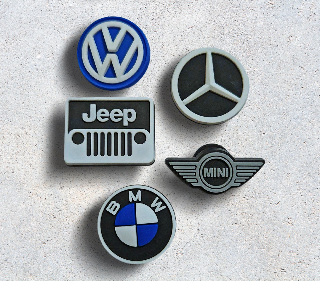 Unique CARS Logo Croc Shoes Charms 80s JDM Luxury Cars Jibbitz Classic