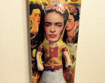 StuffedStars: Handcrafted Frida Kahlo Doll – Unique Cotton Collectibles