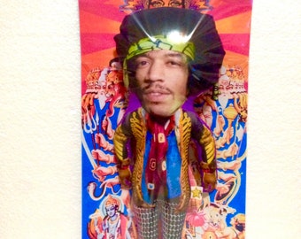 StuffedStars: Handcrafted Jimmy Hendrix Doll – Unique Cotton Collectibles