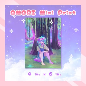 OMORI Mini Print | Under the Willow Tree