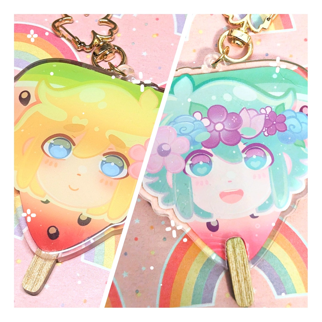 OMORI Popsicle Keychain | Basil - Etsy