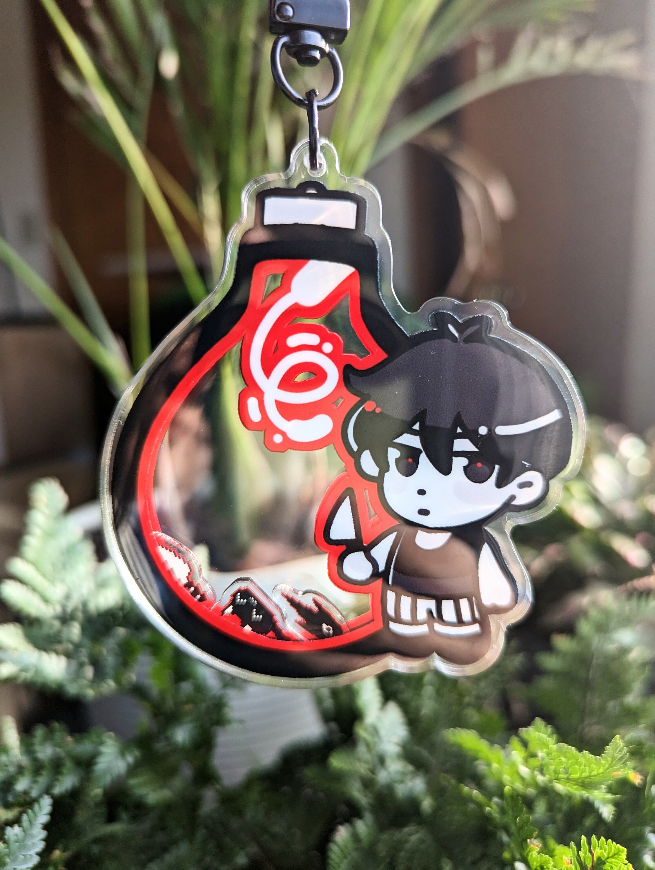 OMORI Shaker Keychain Charms | Omori | Basil - Etsy