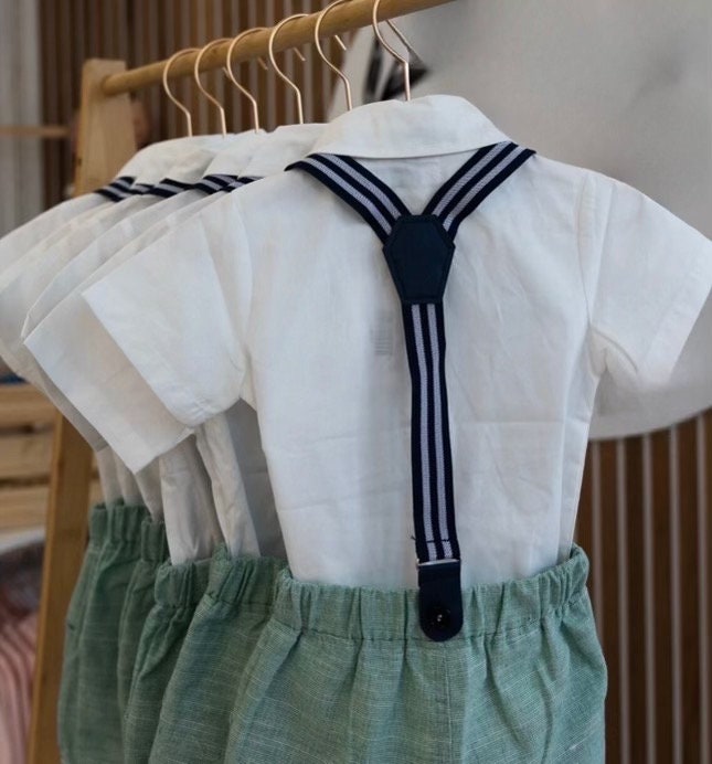 Baby Boy Wedding Suit ,baby Boy Wedding Outfit With Bow Tie, Boy