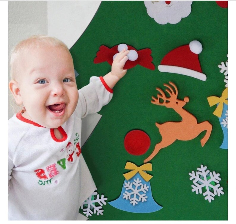 Montessori Christmas Tree DIY Christmas Tree Felt Felt - Etsy