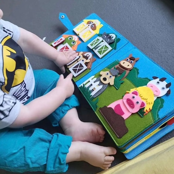 Toddler Quiet Book Etsy