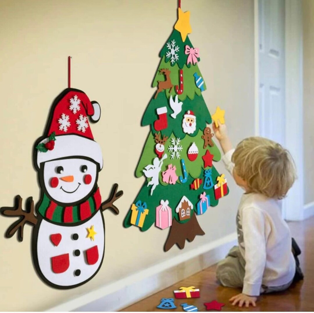 thumbnail image 2 of Toddler Christmas Tree Everized Interactive Felt Christmas Tree 2 of 10
