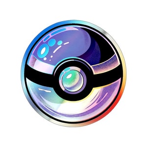 Pegatina holográfica Pokemon Master Ball