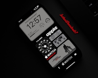 Casio Style Apple Watch iPhone Wallpaper | Mobile Phone Wallpaper | iOS LockScreen Wallpaper | Cellphone Wallpaper | 144