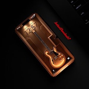 Guitarist Guitar In Display iPhone Wallpaper iPhone Wallpaper | LockScreen Wallpaper | iOS LockScreen Wallpaper | Cellphone Wallpaper | 75