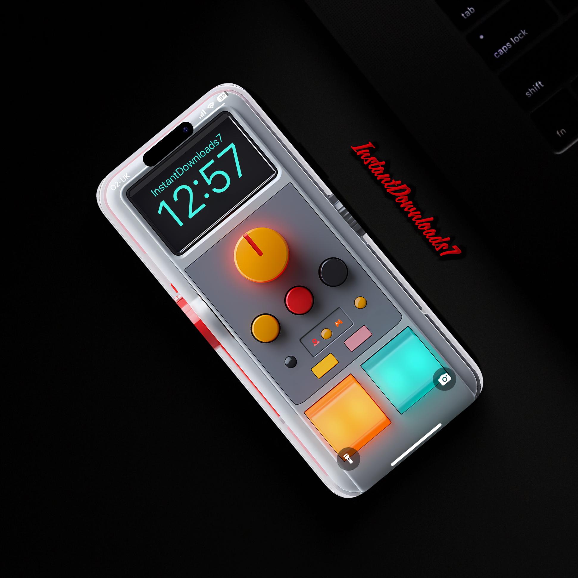 Schermata Home Widget Orologio Topolino Dispositivo Digitale