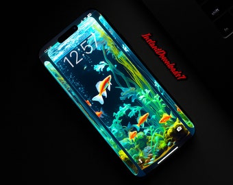 Fische Sea Aquarium in Ihrem iPhone Wallpaper iPhone Hintergrund | LockScreen Hintergrund | iOS LockScreen Hintergrundbild | Handy-Tapeten | 62