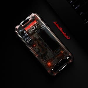 Transparent Internal Structure iPhone Wallpaper | Mobile Phone Wallpaper | iOS LockScreen Wallpaper | Cellphone Wallpaper | 222
