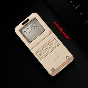 Retro Apple Macintosh PC iPhone LockScreen Wallpaper | Mobile Phone Wallpaper | iOS LockScreen Wallpaper | Cellphone Wallpaper | 108