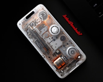 Estructura mecánica Fondo de pantalla de iPhone Fondo de pantalla de iPhone / Fondo de pantalla de bloqueo / Fondo de pantalla de bloqueo de iOS / Fondo de pantalla de teléfono móvil / 78