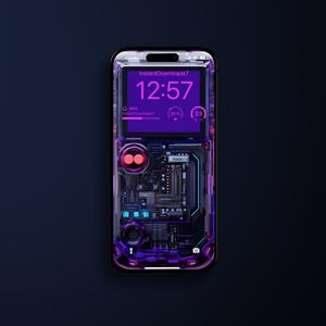 GameBoy Concept Console Sfondo iPhone / Sfondo telefono cellulare / Sfondo schermata di blocco iOS / Sfondo cellulare / 242