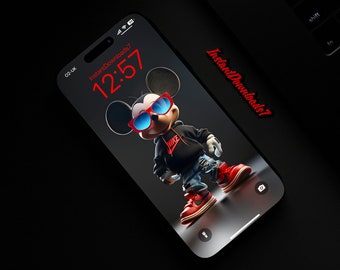 Coole Micky Maus iPhone Wallpaper | LockScreen Hintergrund | Handy-Tapeten | iOS LockScreen Hintergrundbild | Handy-Tapeten | 124