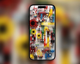 Lego Mechanics Circuit Board iPhone Wallpaper | Mobile Phone Wallpaper | iOS LockScreen Wallpaper | Cellphone Wallpaper | 260