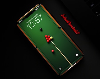 Snooker Table iPhone Wallpaper iPhone Wallpaper | LockScreen Wallpaper | iOS LockScreen Wallpaper | Cellphone Wallpaper | 58