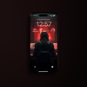 Cyber Hacker iPhone Wallpaper | Mobile Phone Wallpaper | iOS LockScreen Wallpaper | Cellphone Wallpaper | 252