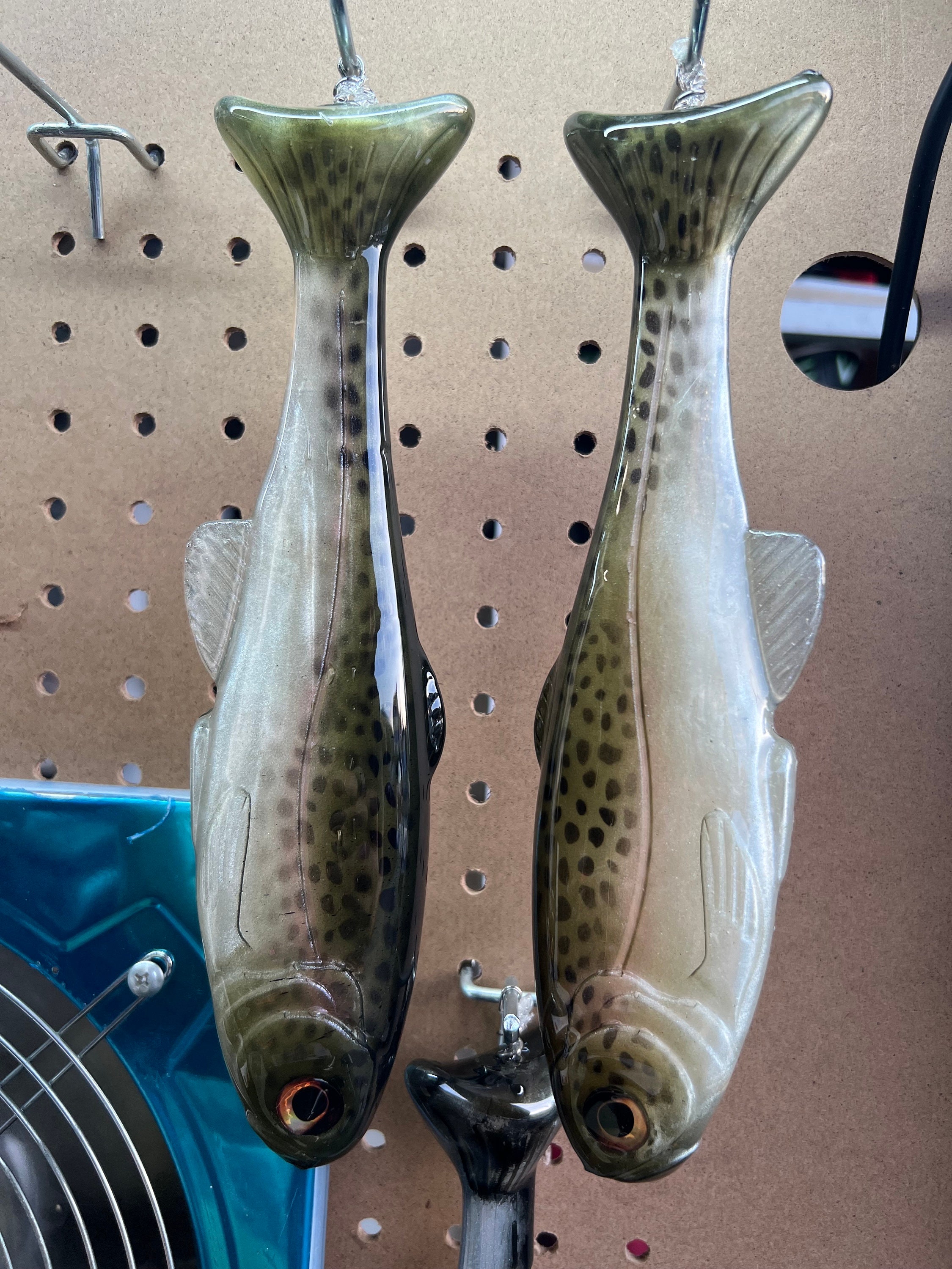 Roma Trout 7.5 or 9.0 Weedless Wedge Tail Swimbait Custom Hand