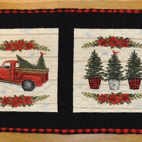 Tree Farm Table Runner Etsy