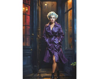 Mrs. Hudson Canvas Print: Sherlock Holmes Art