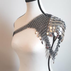 Hemera Chainmail Shoulder Armor Scalemail Shoulder Armor Dragon Scale Armor Scalemail Cosplay Armor Scalemail Pauldron