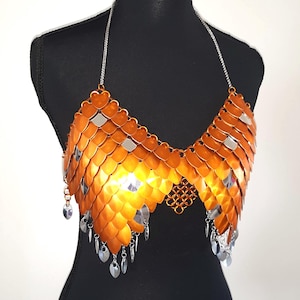 Hebe Chainmail Bra Armor Scalemail Bikini Armor Dragon Scale Bikini Armor