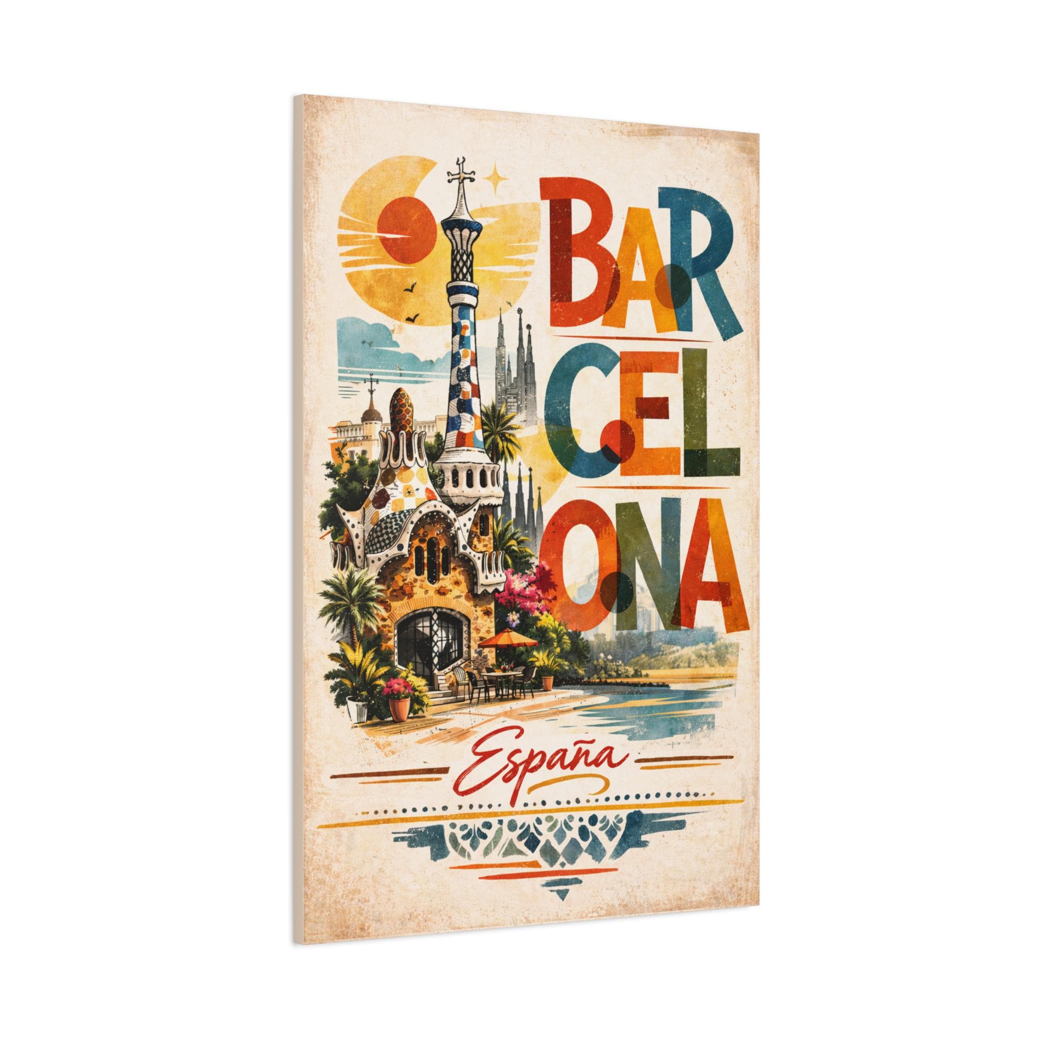 Gaudi poster - Etsy 日本