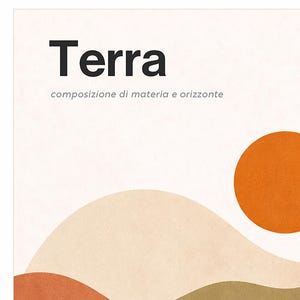 Modern Abstract Wall Art Poster. Terra No.5. Bauhaus Geometric Print. Atelier Moderniste Matte Poster. Mid Century Modern Wall Decor image 4