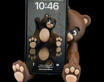 Beary Handy Phone Holder
