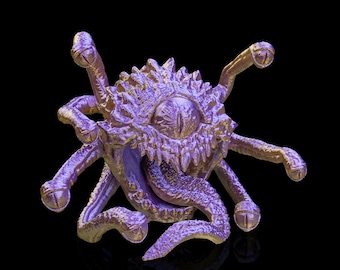 Eye Tyrant - DND Table top Accessories, Dungeons and Dragons, Monster Dice Tower, Beholder