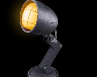 Chrome Headlight Table Lamp