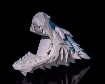 3D Printed Dragon Wall Light: Fantasy Home Decor
